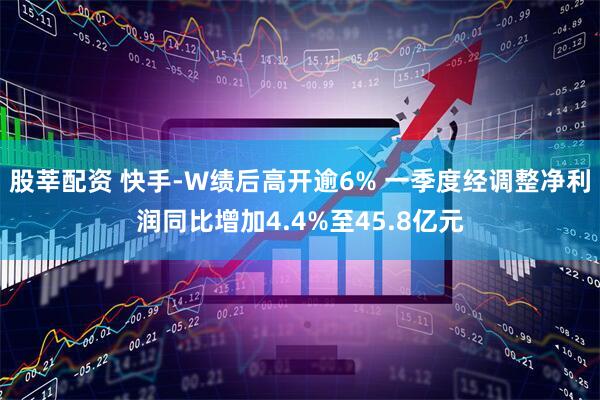 股莘配资 快手-W绩后高开逾6% 一季度经调整净利润同比增加4.4%至45.8亿元